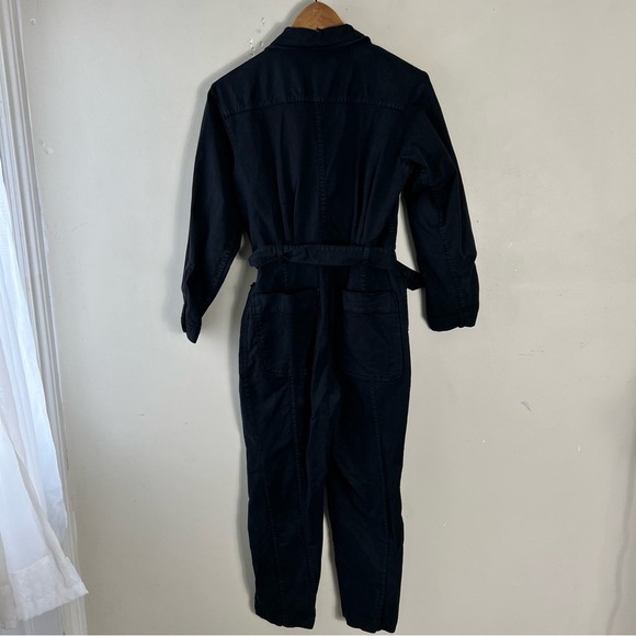 Alex Mill Women's Expedition Jumpsuit in Washed Twill Blue Size XS Utility - Picture 8 of 16